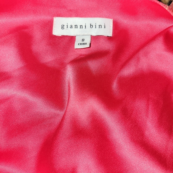 Gianni Bini Vibrant Pink One-Shoulder Dress - Picture 13 of 15